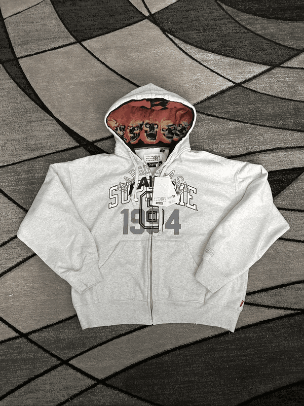 Supreme 1994 Grey Zip Hoodie